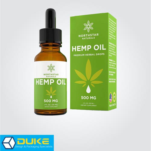 Custom Hemp Oil Boxes | Printed Hemp Oil Packaging