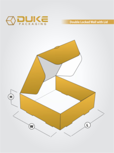 Double Locked Wall Lid Boxes