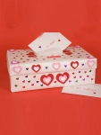 Red Heart Soft Textured Valentine Box