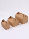 Kraft Cake Boxes with Handle