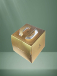 Metallic Gold Cake Box