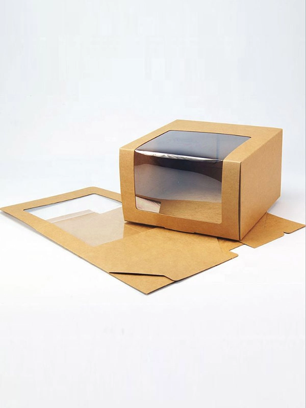 Custom PVC Window Cake Boxes with Insert