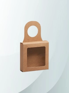 Kraft Hanger Boxes with Window