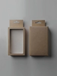 Kraft Hanger Boxes with Window