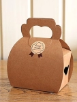 Kraft Cake Boxes with Handle