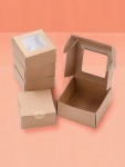 Custom PVC Window Cake Boxes with Insert