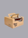 Custom Kraft Bakery Boxes with Handle