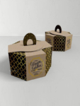 Octagon Cut Pastry Box