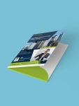 Custom Presentation Folders with Business Card Slot