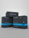 Blue Headphone Lid-Off Box