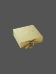 Gold Foil Liquor Hinged Box with Insert