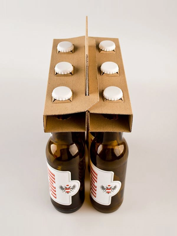 Customizable 6 Pack Bottle Beer Carrier Boxes