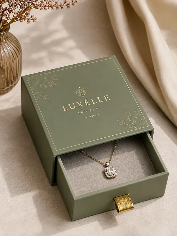 Custom Luxury Necklace Boxes for Jewelry