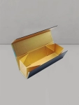 Gold Foil Liquor Hinged Box with Insert